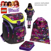 124743 LEGO Explorer Friends Firework Школьный ранец с наполнением, 3 предмета 