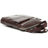 CA1815B2/MO Piquadro Blue Square Вертикальная сумка планшет на плечевом ремне/ телячья кожа /коричневый - 