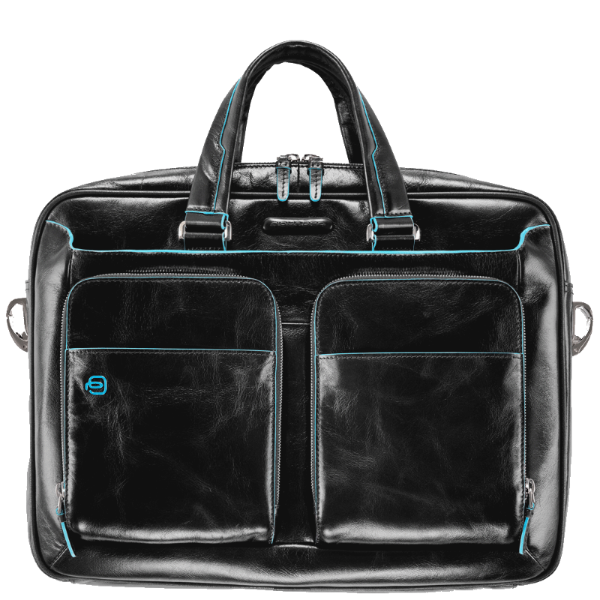 CA2849B2/N Piquadro Blue Square Сумка с двумя ручками телячья кожа Стильная мужская сумка в сочетании с деловым стилем.