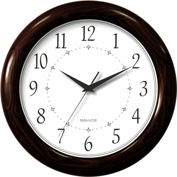 ДС - ББ6 - 022 Настенные часы Салют деревянные Часовой завод «Салют» использует лучшие механизмы ведущих производителей. В деревянных часах - HERMLE или UTS (Германия). Это европейское качество, проверенное временем.